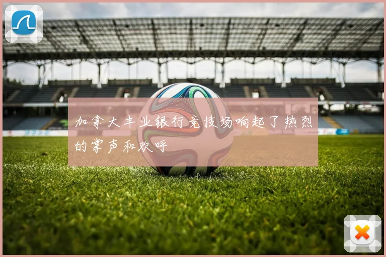 加拿大丰业银行竞技场响起了热烈的掌声和欢呼